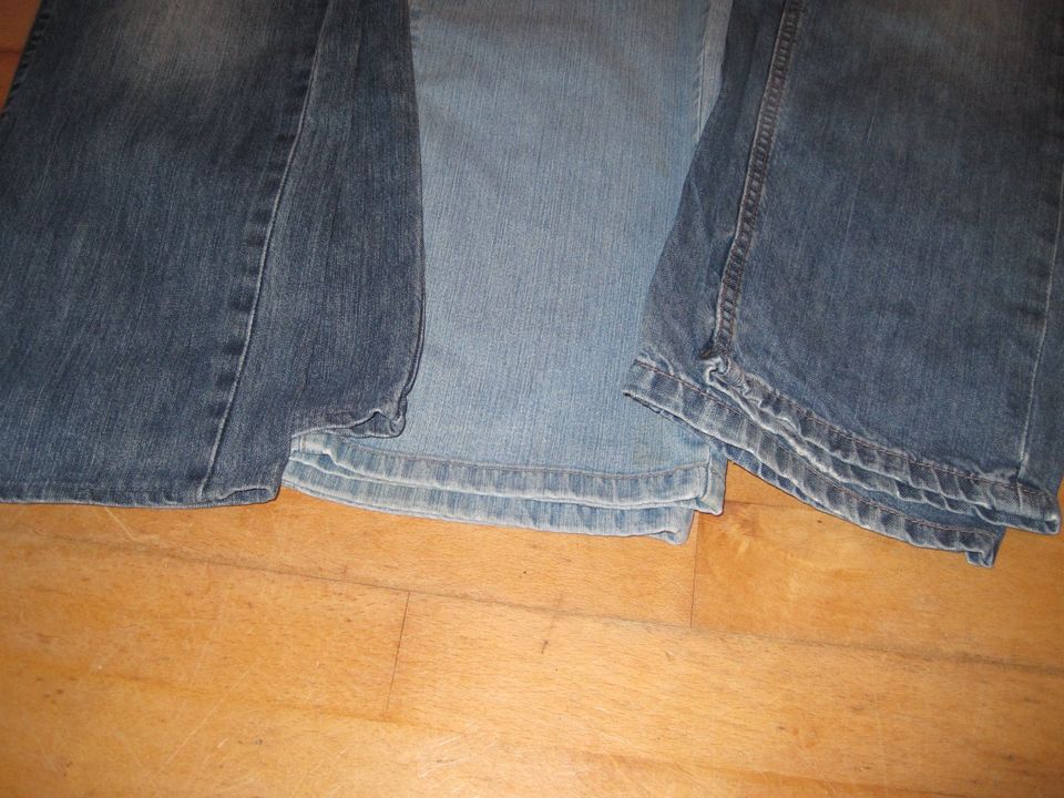 4x Hose 52 36-32 XL Hemd Herren Jeans Digel beige blau schwarz in Hüttenberg