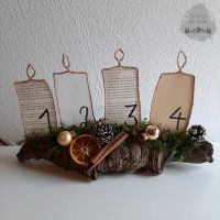 Weihnachtsdeko/Advents aus Papierkordel Treibholz/Schwemmholz Baden-Württemberg - Aitrach Vorschau