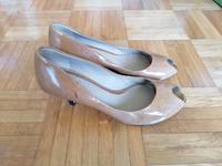 Laura made in Italy Gr. 38 Braun/Beige Leder Schuhe, High Heels Bayern - Nüdlingen Vorschau