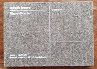 Joseph Beuys Filzpostkarte Siebdruck 15x11x1 cm Kultobjekt Köln - Weiß Vorschau