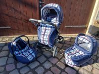 Kinderwagen Bergsteiger Capri 3in1. Komplettset - viel Zubehör. Sachsen - Meißen Vorschau