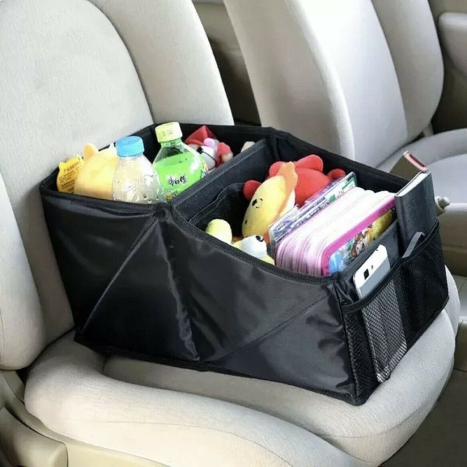 Autositz Kinder-Organizer Tasche Vorder-Rücksitz Reinigungstuch in