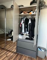 Großer Kleiderschrank schwarz mit Spiegel Niedersachsen - Melle Vorschau