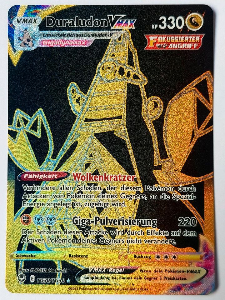 Pokemon Mew VMAX Gold, Zapdos ex, Zacian V, Relaxo, Glurak Karten in Duisburg