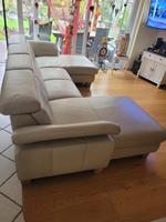 Sofa Ledersofa Couch creme weiß super Zustand Rheinland-Pfalz - Niederbreitbach Vorschau