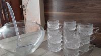 Bowletopf Glas mit Traubenschliff, 13 Bleikristall Tassen Rheinland-Pfalz - Gau-Odernheim Vorschau