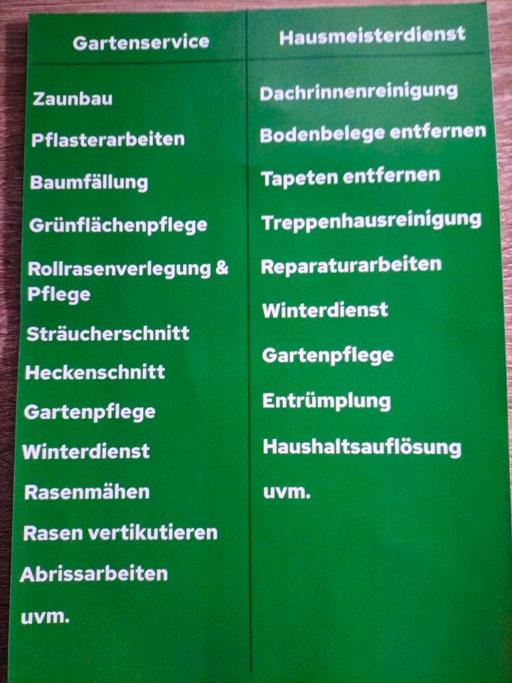 Heckenschnitt Baumfällung Rodung Sträucherschnitt Gartenarbeit in Hildesheim