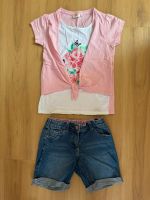 2-teilig | Shirt & Jeans | Top Zustand | Gr. 128 Sachsen-Anhalt - Nachterstedt Vorschau