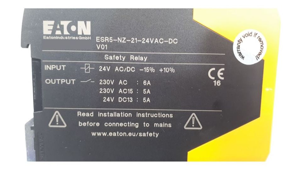 5 Stück EATON ESR5-NZ-21-24VAC-DC V01 Sicherheitsrelais 45937 in Dinslaken