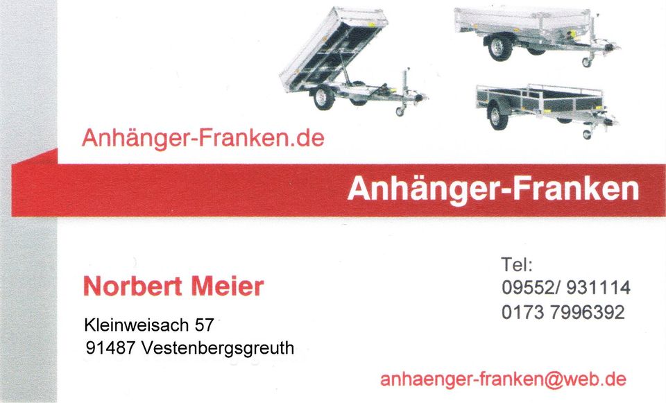 Pkw-Anhänger, Tieflader, Saris MP 255 133 1350, 1350kg, 255x133cm in Vestenbergsgreuth