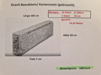 Granit Bordsteine hochwertig Thüringen - Kirchheim Vorschau