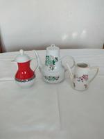 DDR Kaffee/Mokkakanne Blumendekor Henneberg Freiberger Porzellan Thüringen - Breitenworbis Vorschau