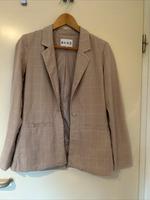 NA-KD Blazer Damen Gr. 34 Beige/ weiß kariert, Checked Blazer Niedersachsen - Buxtehude Vorschau