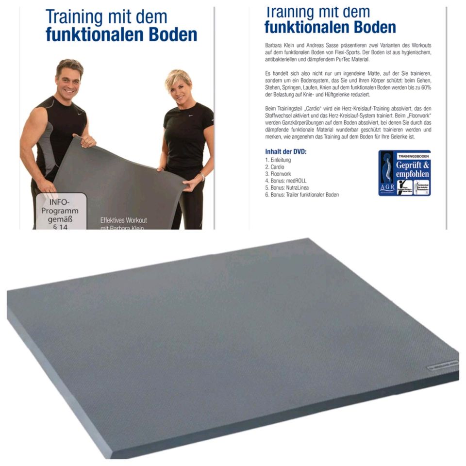 Flexi Sports Barbara Klein Trainingsboden + DVD in Bad Segeberg