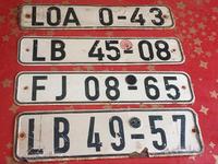 Autokennzeichen DDR und Wendezeit Sachsen-Anhalt - Nienburg (Saale) Vorschau