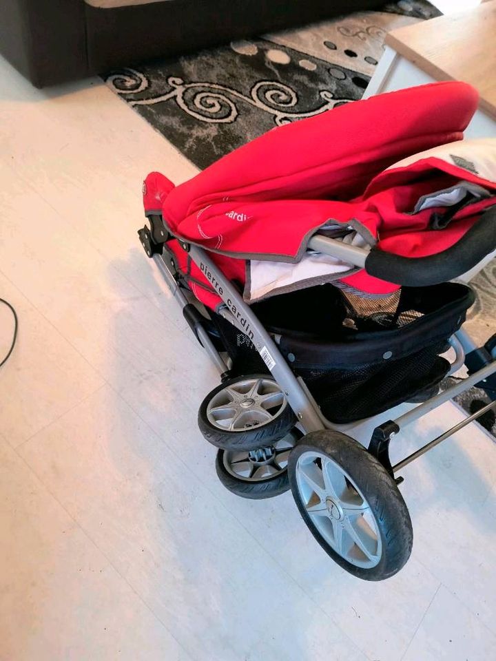 Pierre Cardin Kinderwagen plus Babyschale in Brome