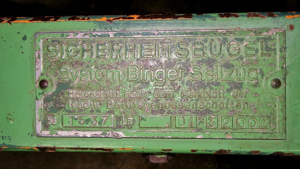 Überrollbügel für Deutz 4006 in Brackenheim