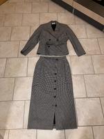 Alba Moda Kostüm Gr.40 M/L Blazer+Rock Jacke kariert Schurwolle Thüringen - Weida Vorschau