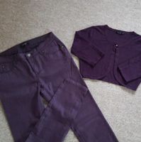 glänzende Hose + Bolero Gr.38 Aubergine Thüringen - Tanna Vorschau