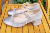 Högl damen Pumps gr.38,5 silber-grau neu West - Höchst Vorschau