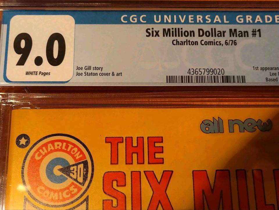 Six Million Dollar Man CGC US Comic Lee Majors TV Kult in Dittelbrunn