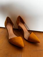 Mango Pumps- senffarben- guter Zustand -  Gröse 39 Bayern - Zirndorf Vorschau