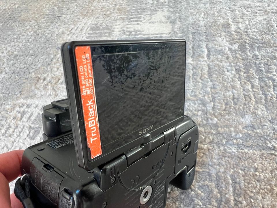 Sony Alpha SLT-A55V mit Objektiv, Blitzgerät etc. in Rheinstetten