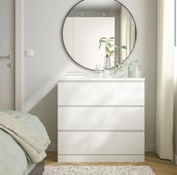 IKEA MALM Kommode mit 3 Schubladen, weiß Hannover - Misburg-Anderten Vorschau