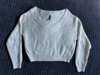 H&M,kurzer Strickpulli,V-Ausschnitt,beige,Gr.S Kreis Pinneberg - Pinneberg Vorschau