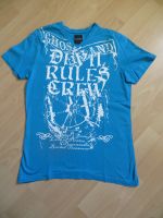 T-Shirt Herren Much Miore blau mit weißem Druck Gr. S neuwertig Baden-Württemberg - Möckmühl Vorschau