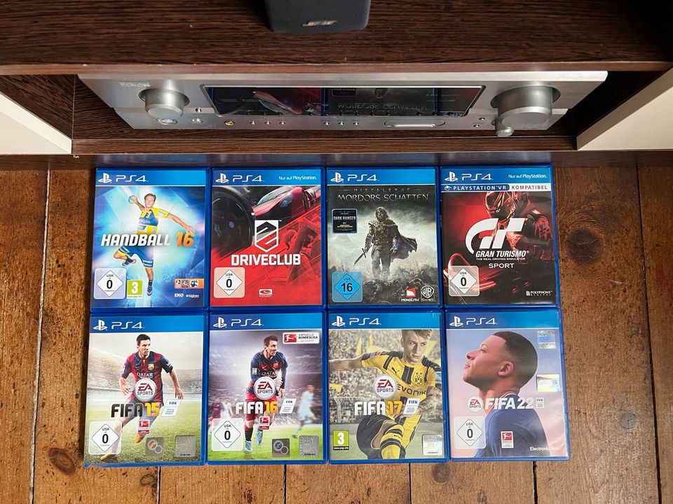 PlayStation 4 Spiele Game FIFA, Gran Turismo, Driveclub Handball in Rostock