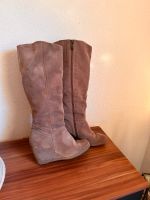 Wildleder Tamaris Stiefel mit Keilabsatz Taupe gr.39 Rheinland-Pfalz - Wittgert Vorschau