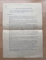 Benutzungsordnung für SBZ Flüchtlinge Übergangsheim 1958 Regeln Nordrhein-Westfalen - Sankt Augustin Vorschau