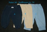 Kleiderpaket 34 - Stoffhosen Gr. 74 Hessen - Rödermark Vorschau