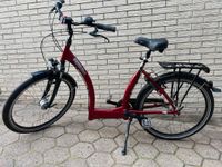 Pfau Tec Pfiff Fahrrad in rot, neuwertig, Tiefeinsteiger, 7 Gang Niedersachsen - Delligsen Vorschau