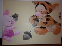 gr. Disney Tigger Ferkel Winnie Puuh Deko Bild f. Kinderzimmer Nordrhein-Westfalen - Oberhausen Vorschau