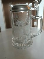 Bierkrug, Zinndeckel, Bier, Gläser, Glas, Geburtstag, Deko, Krüge Brandenburg - Woltersdorf Vorschau