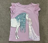 Elsa Shirt Gr. 140 - C&A Frozen Glitzer Pailletten Niedersachsen - Uehrde Vorschau