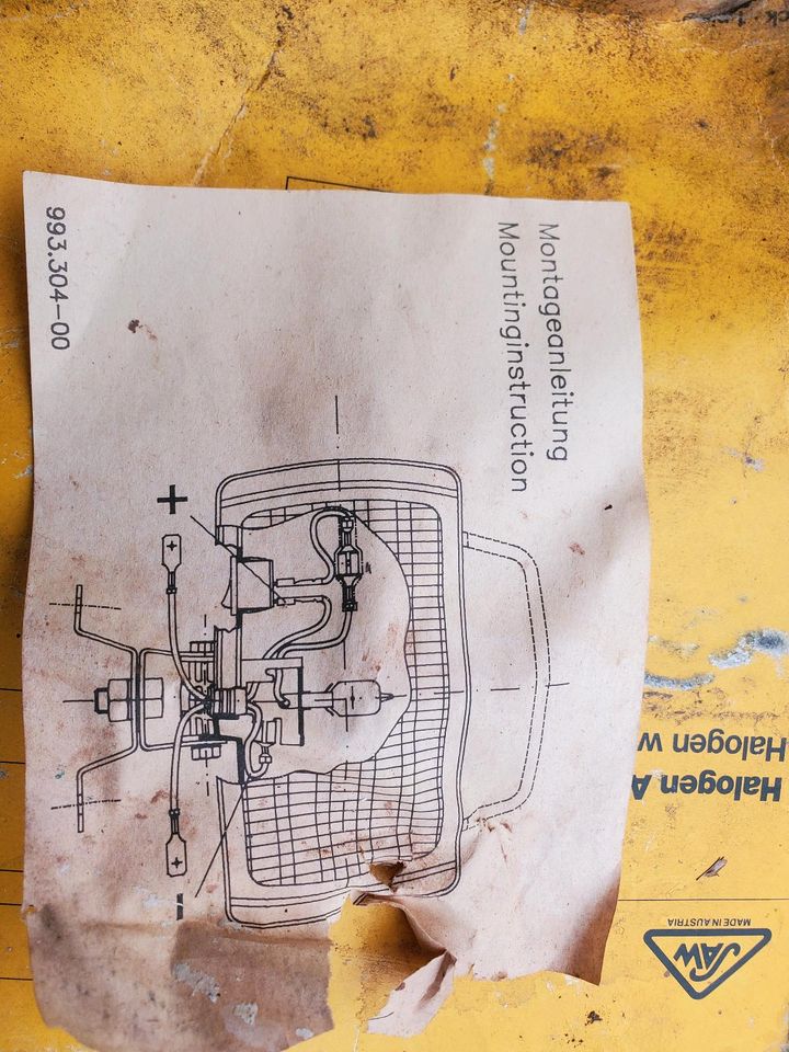 Halogen arbeitsscheinwerfer SAW 130mm in Lindetal