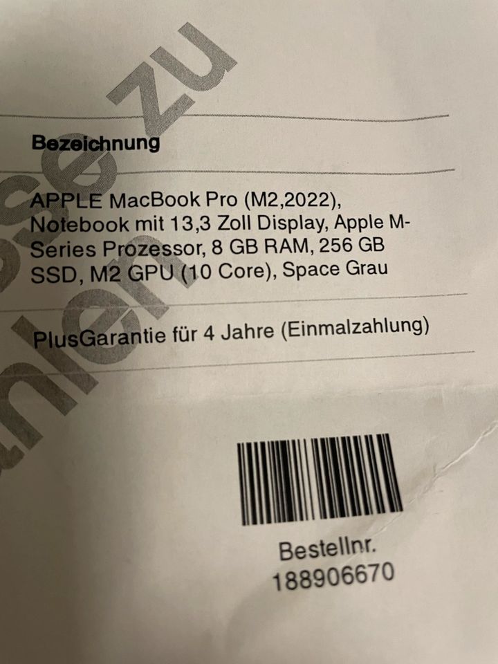 MacBook Pro 13 Zoll Inch 8GB RAM Speicher 256 GB SSD in Bremen