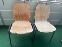 2 Holzstühle mit Metall Füßen Koblenz - Urbar Vorschau