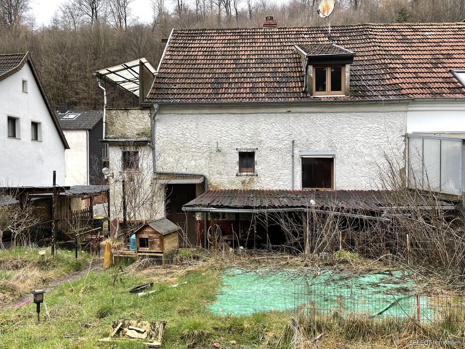 Handwerkerobjekt! Einfamilienhaus mit Garten ruhige Wohnlage, am Niederwürzbacher Weiher in Blieskastel