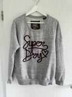 Superdry Real 54 Sweat-Shirt mit Schriftzug in bordeaux Gr. 38 Hessen - Solms Vorschau
