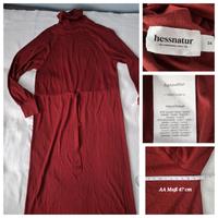 hessnatur  34  Bio Jerseykleid  dunkelrot Hessen - Gießen Vorschau