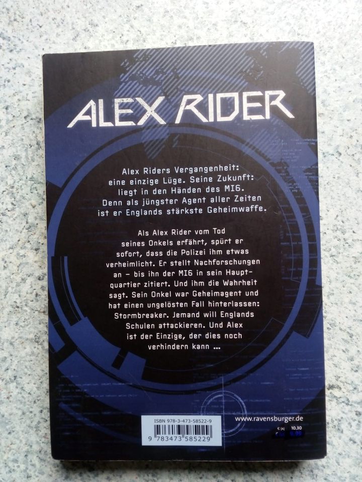 Buch Alex Rider -  Stormbreaker - Anthony Horowitz in Altenstadt