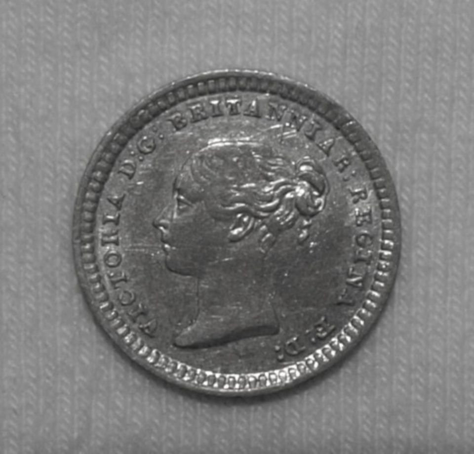 Silber Großbritannien Victoria Young Head, 1838, 1 1/2 Pence AU in Düsseldorf