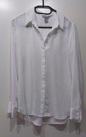 Bluse langarm H&M Gr. 36 langarm,  weiß Hessen - Wölfersheim Vorschau