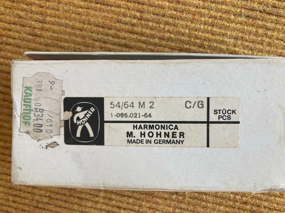Echo Mundharmonika von Hohner 64/54 M2 C/G in Berlin