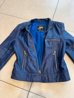 Lederjacke blau, Gr. 34-36 Baden-Württemberg - Hüttlingen Vorschau