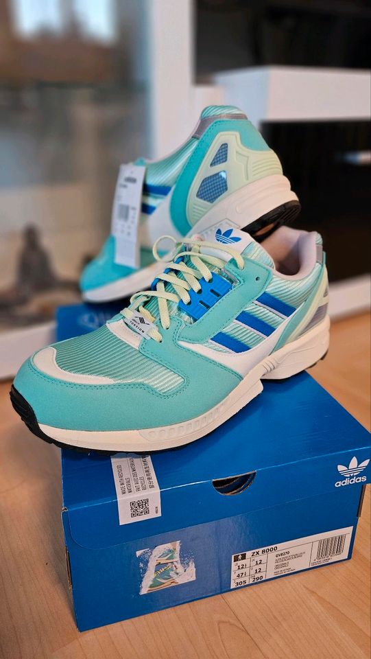 Adidas ZX 8000 Almost Lime GV8270 47 1/3 Torsion